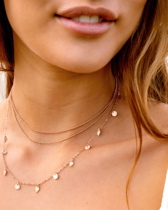 Sparkle Necklace Roségold