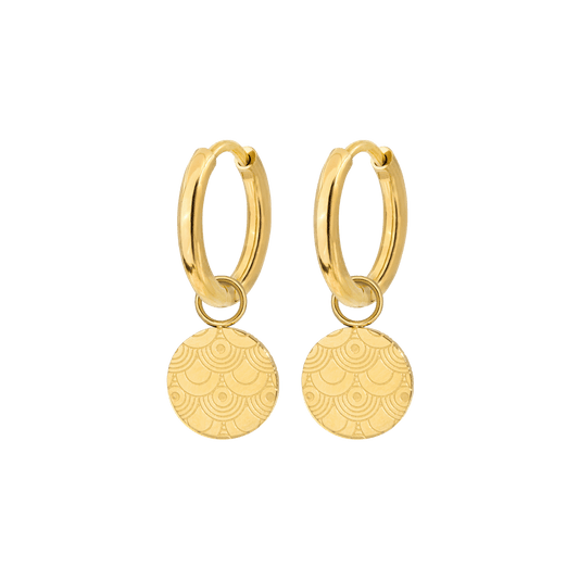 Buena Vibra Hoops Small Gold