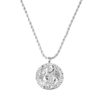 Zodiac Sign Necklace Silber