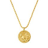 Zodiac Sign Necklace Gold
