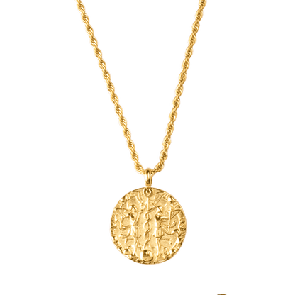 Zodiac Sign Necklace Gold