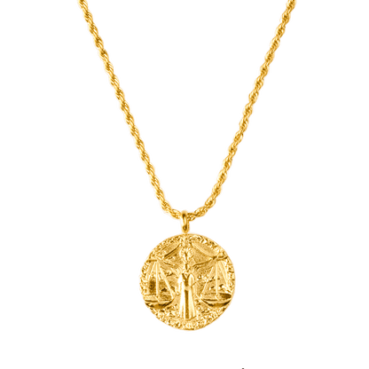 Zodiac Sign Necklace Gold