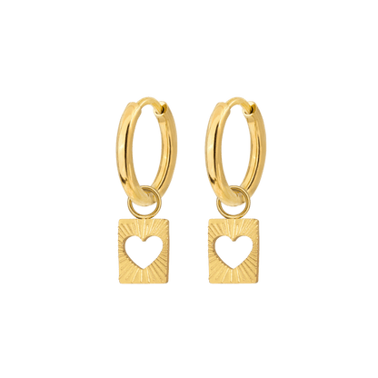 Summer Luv Hoop Set Baby Gold