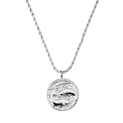 Zodiac Sign Necklace Silber