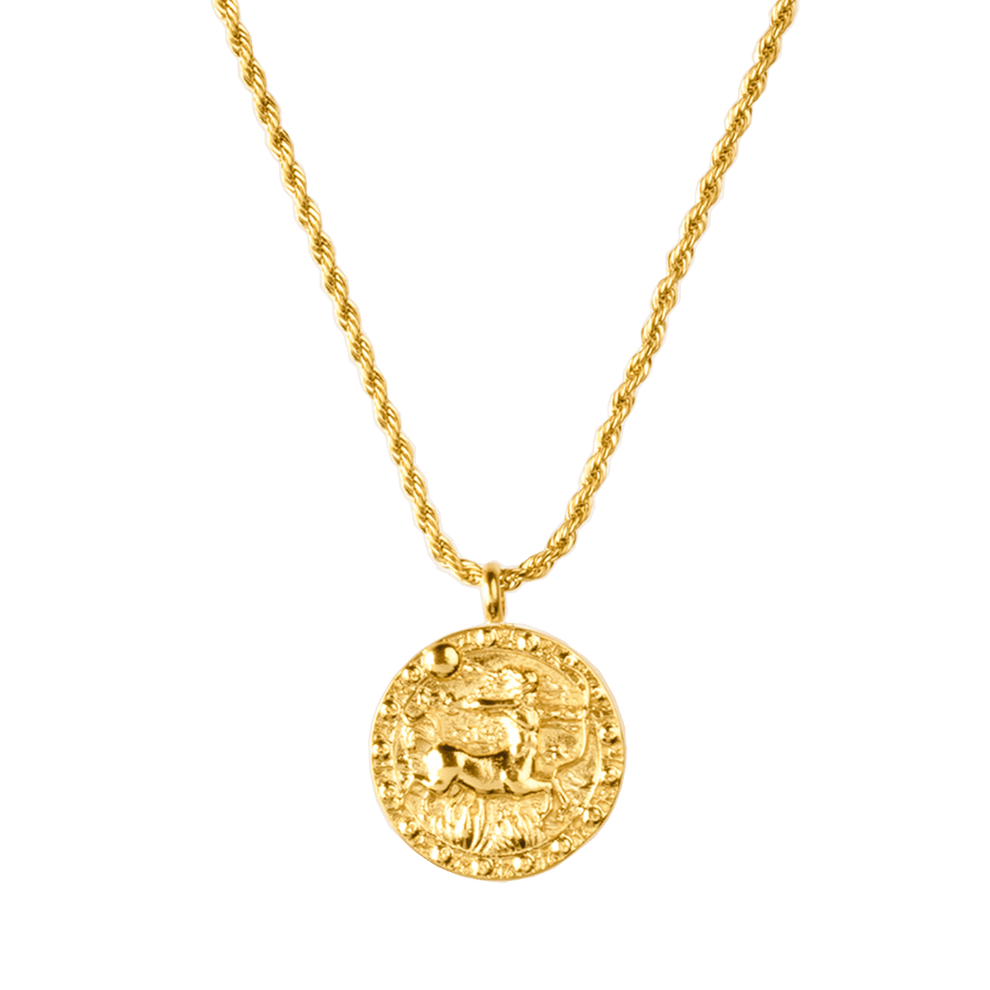 Zodiac Sign Necklace Gold
