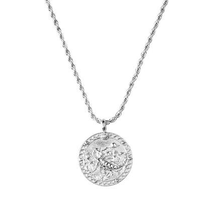Zodiac Sign Necklace Silber
