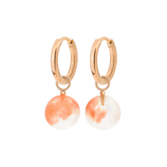 Sunset Dream Hoops Small Roségold