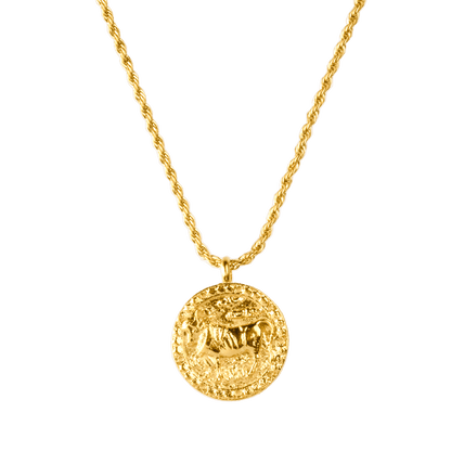 Zodiac Sign Necklace Gold