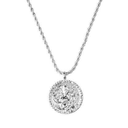 Zodiac Sign Necklace Silber