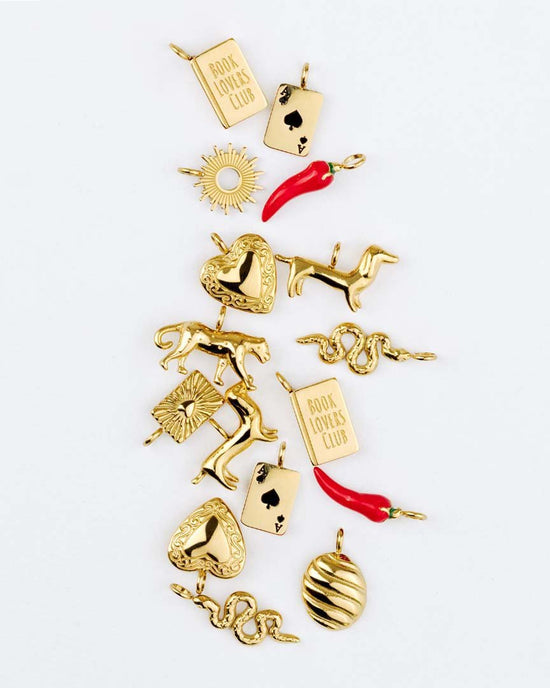 Rope Chain Charm Necklace Set