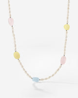 Spring Pastels Necklace Silber