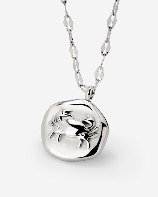 Crab Chaser Necklace Silber