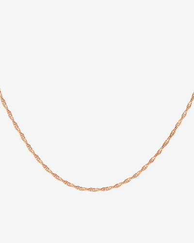 Slim Singapore Necklace Roségold
