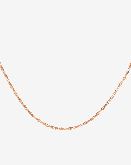 Slim Singapore Necklace Roségold