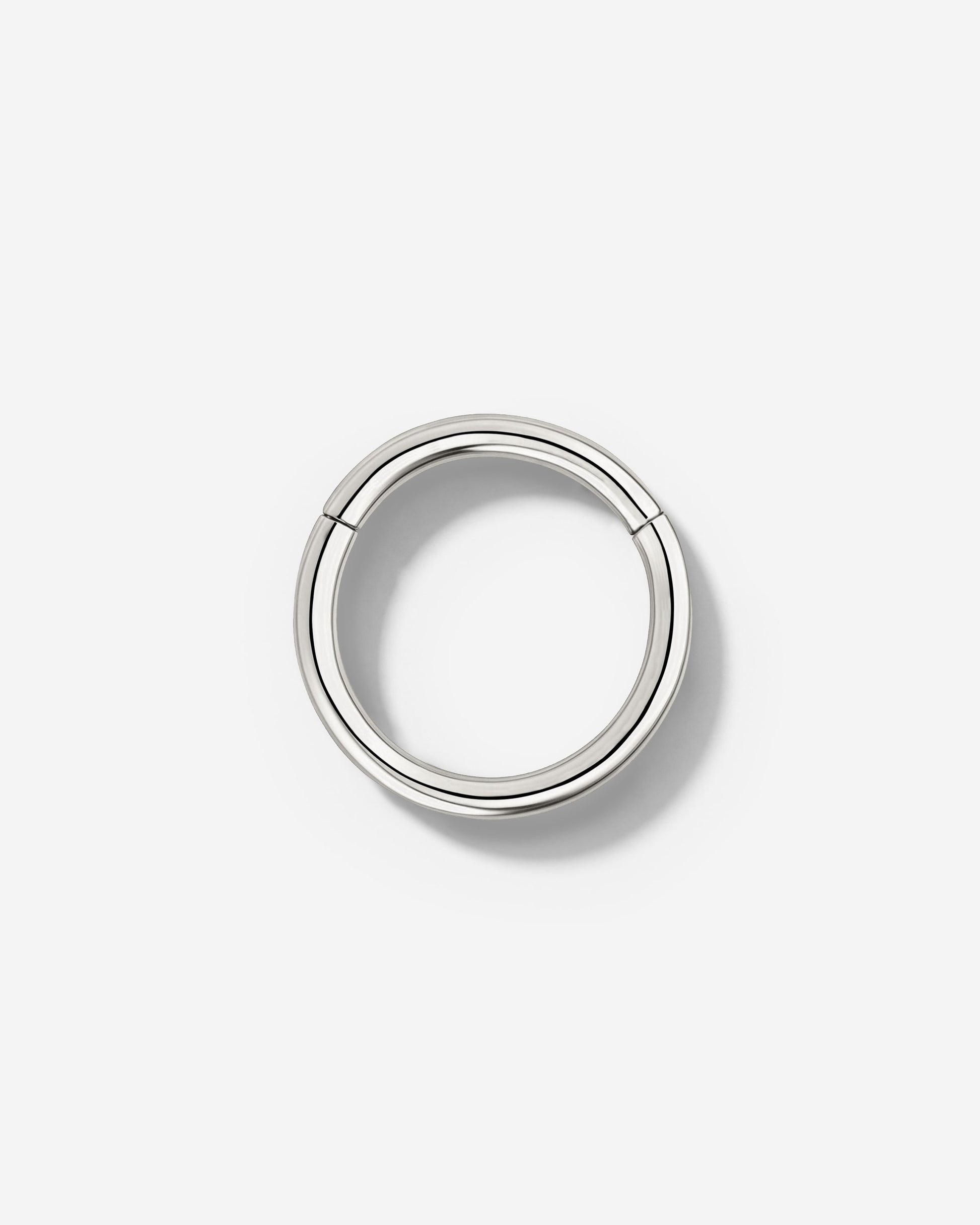 Basic Click Piercing Ring Silber