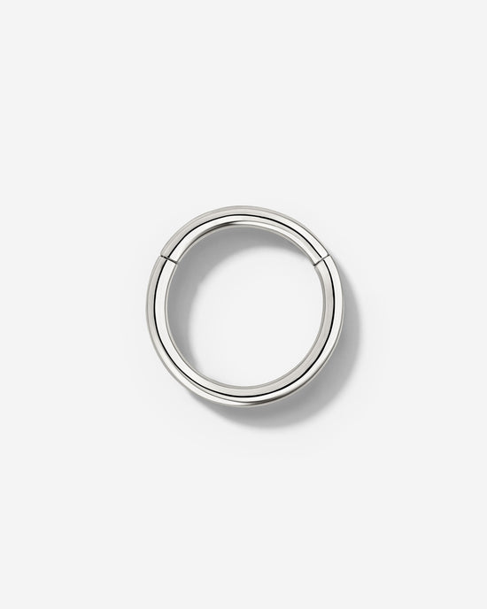 Basic Click Piercing Ring Silber