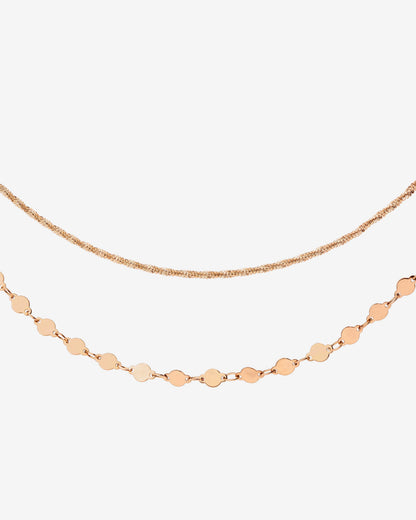 Timeless Ties Necklace Roségold