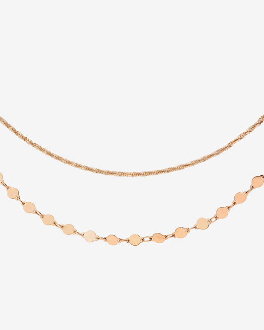 Timeless Ties Necklace Roségold