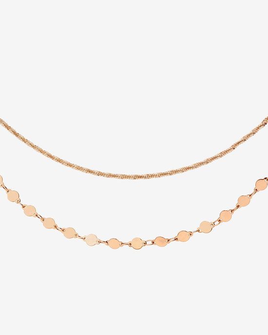 Timeless Ties Necklace Roségold