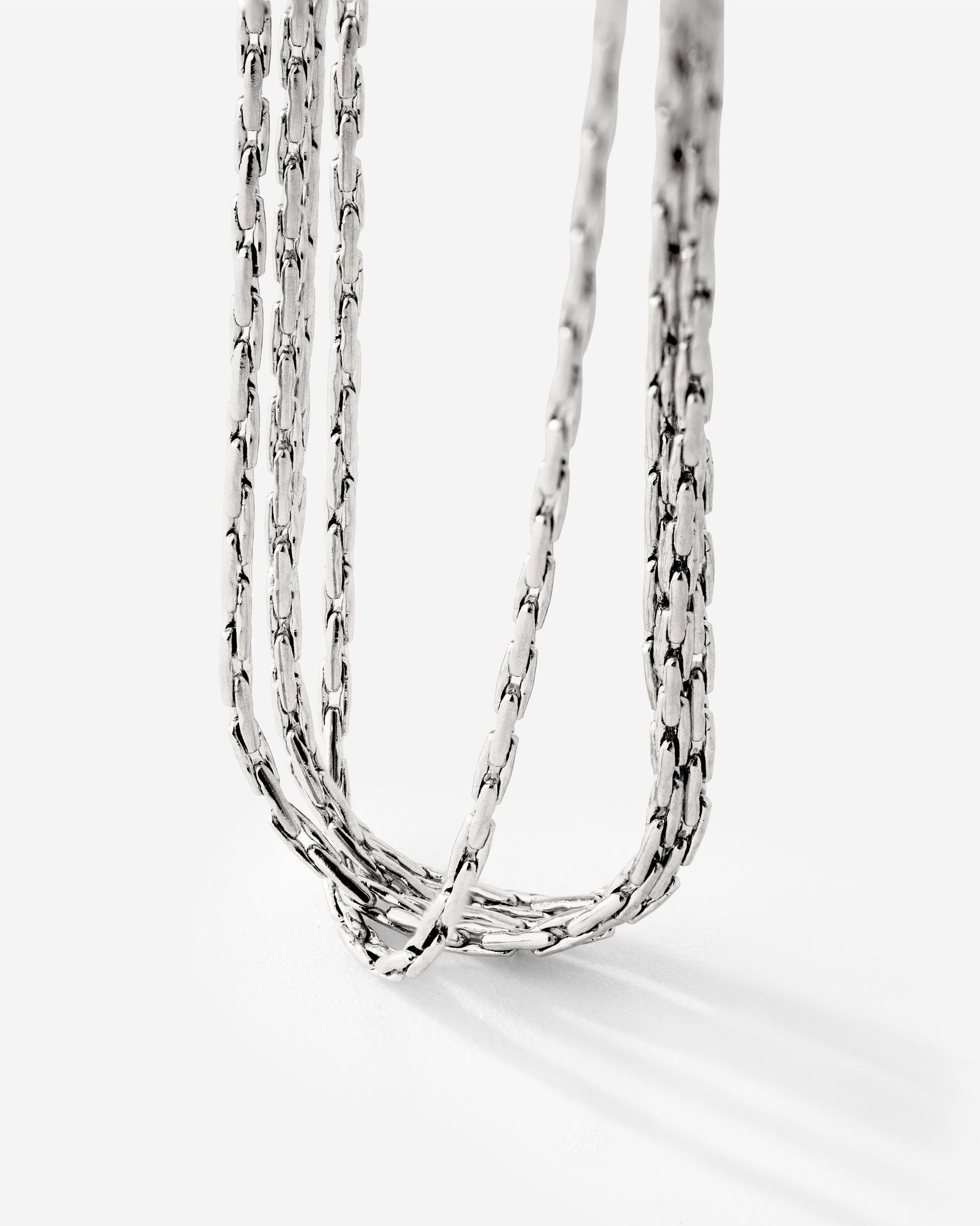 Cascade Layer Necklace Silber