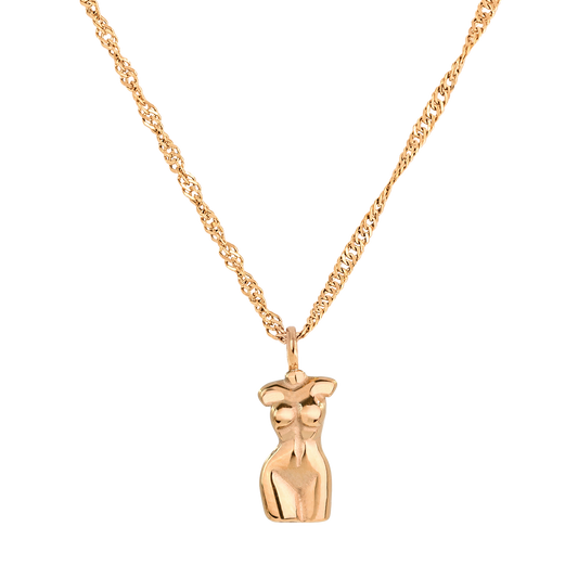 Love Your Body Necklace Roségold