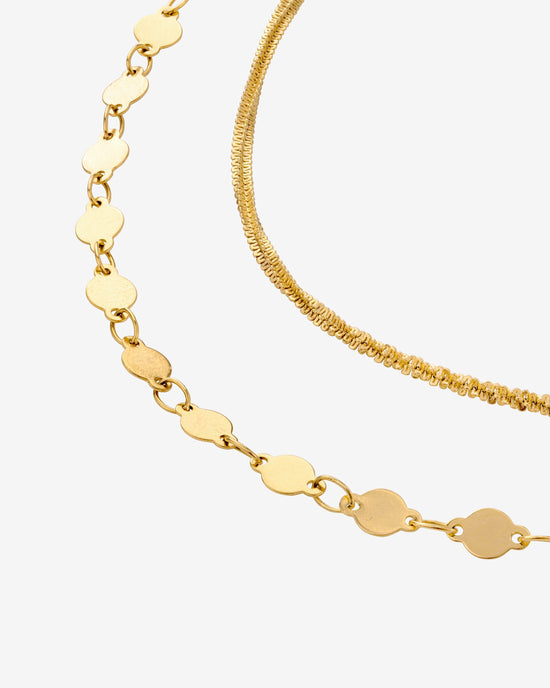 Timeless Ties Necklace Gold