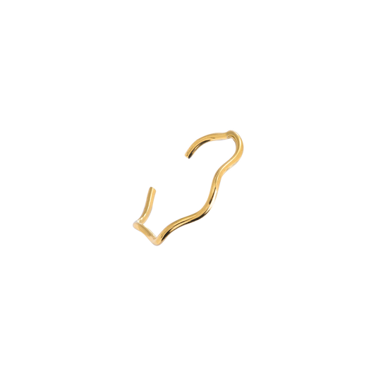 It Comes in Waves Toe Ring Gold