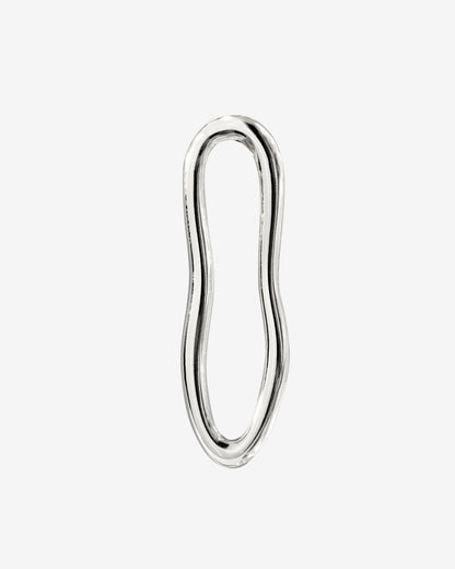 Blending Shapes Oval Hoop Set Baby Silber