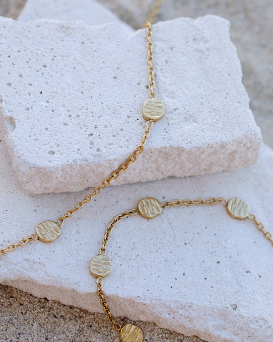 Boho Coin Bracelet Silber