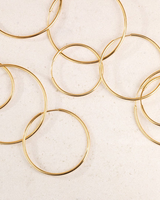Maxi Hoops Roségold