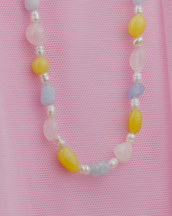 Cotton Candy Choker Silber