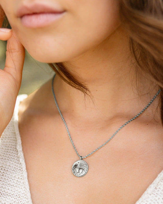 Zodiac Sign Necklace Silber