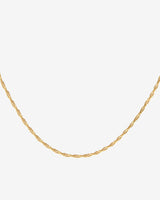 Slim Singapore Necklace Gold