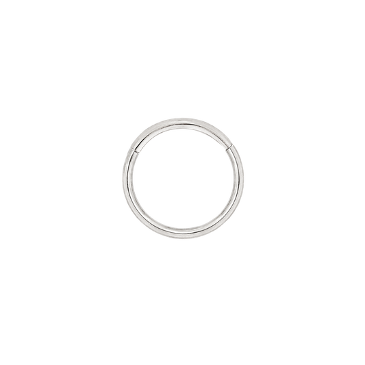 Basic Click Piercing Ring Silber