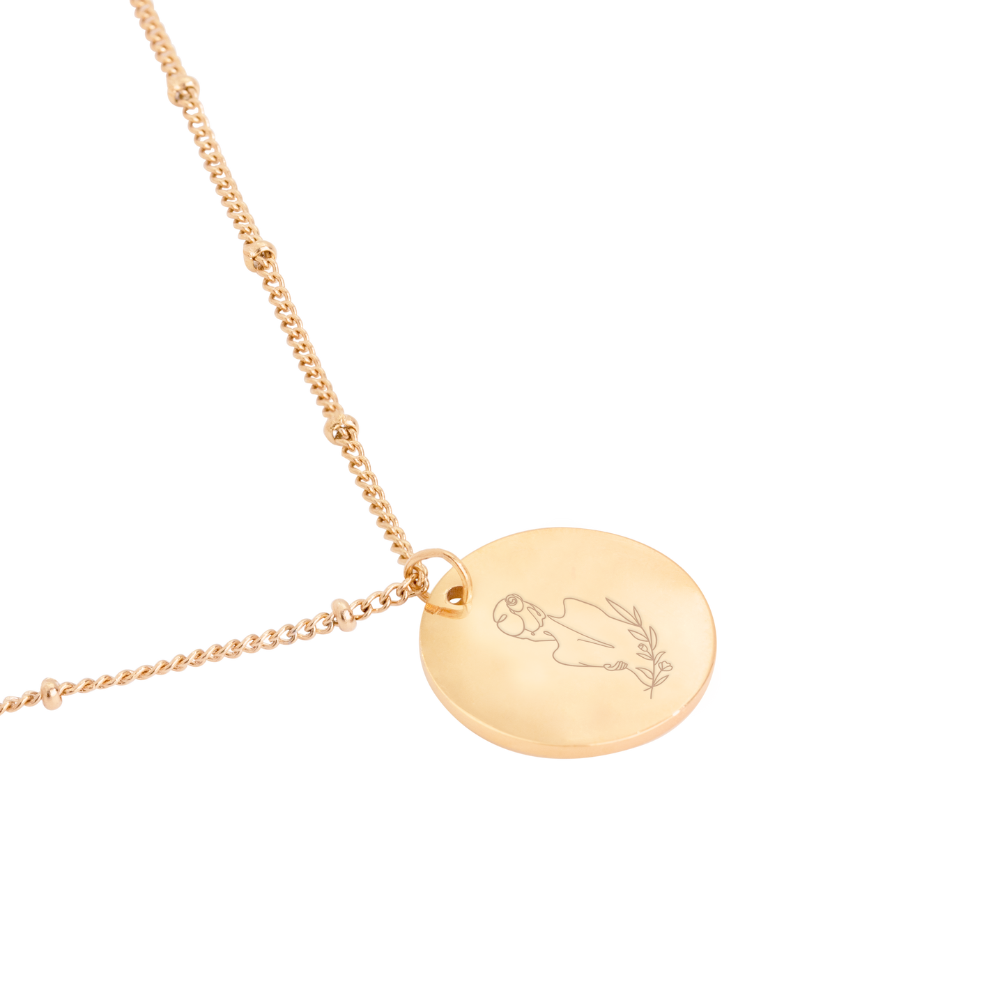 Bloom with grace Necklace Roségold