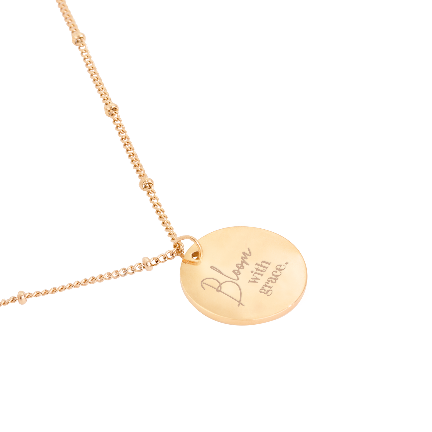 Bloom with grace Necklace Roségold