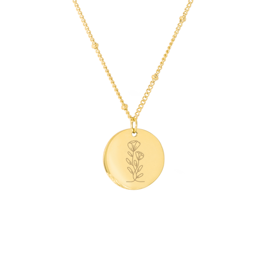 She's a wild soul Necklace Gold