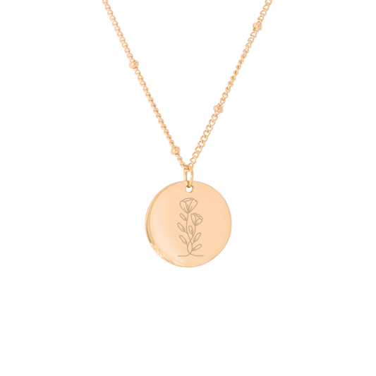 She's a wild soul Necklace Roségold