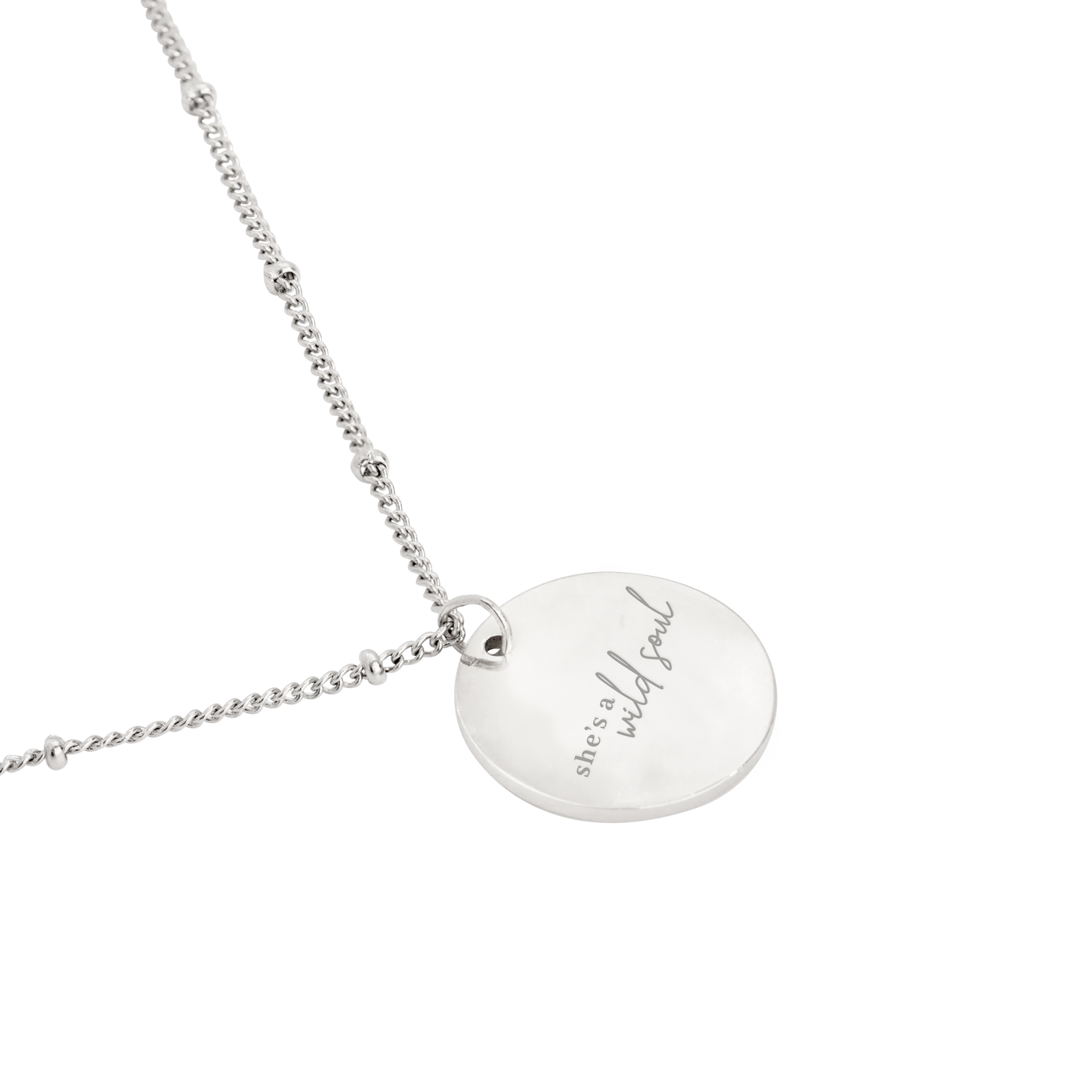 She's a wild soul Necklace Silber