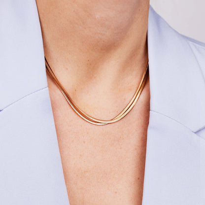 Duality Chain Necklace Roségold