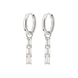 Baguette Bundle Hoop Set Small Silber