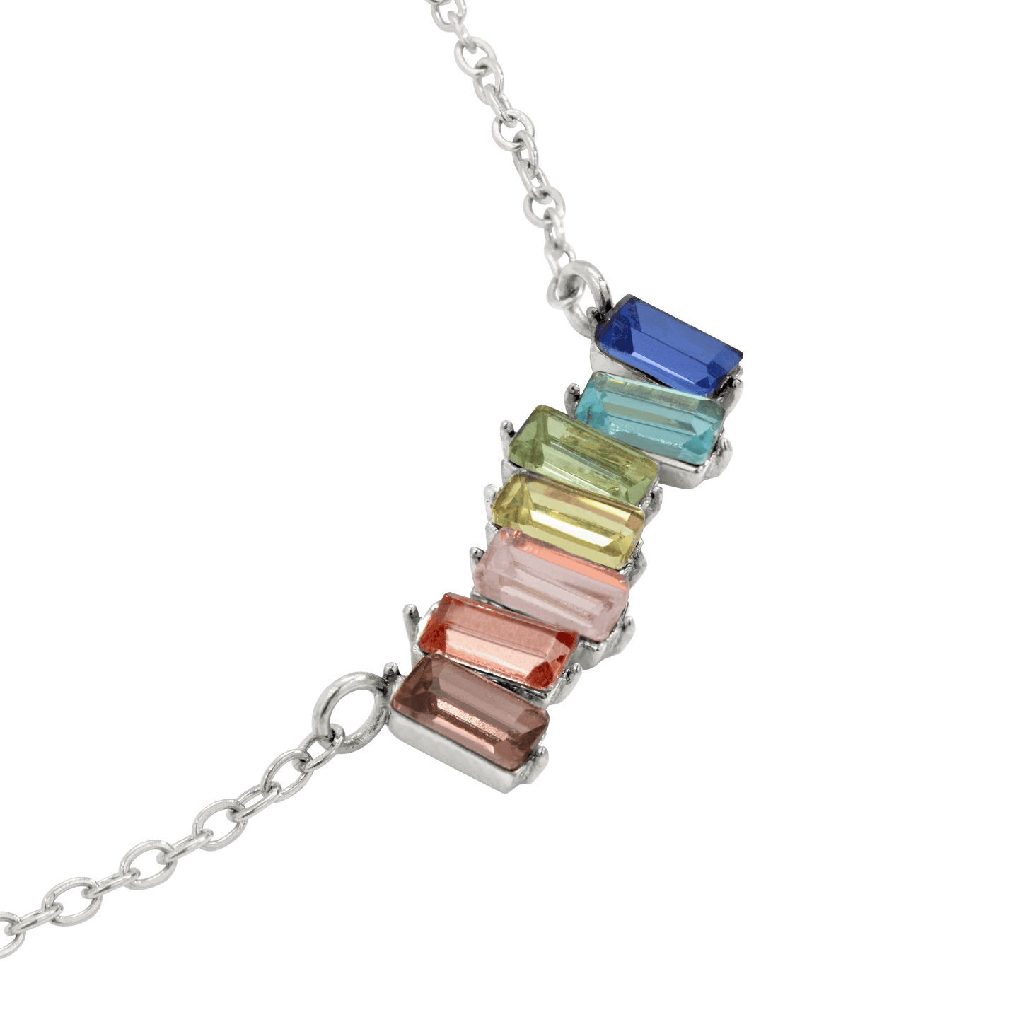 Candy Lane Necklace Silber