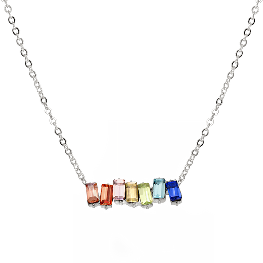 Candy Lane Necklace Silber