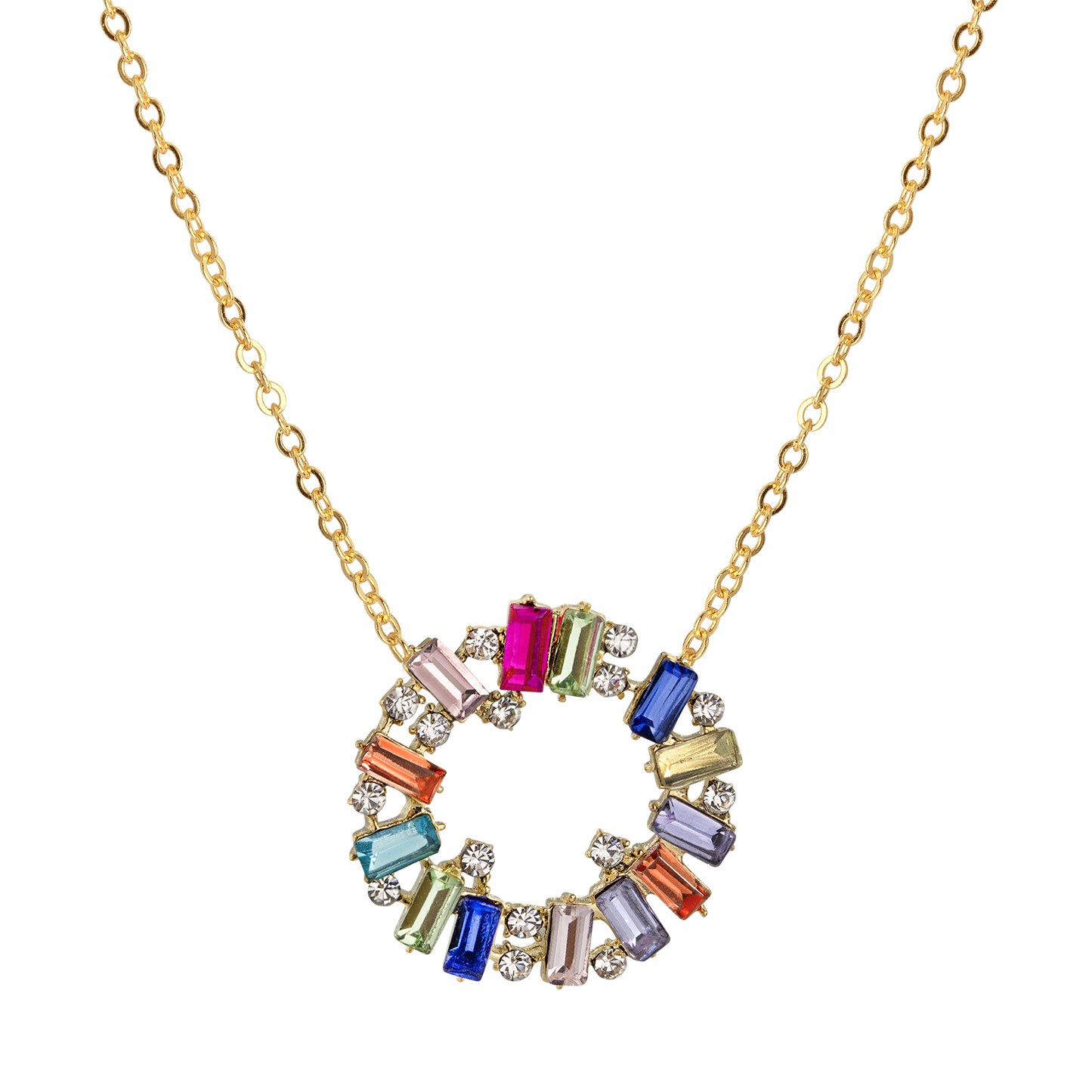 Rainbow Loop Necklace Gold