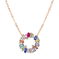 Rainbow Loop Necklace Roségold