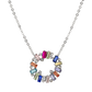 Rainbow Loop Necklace Silber