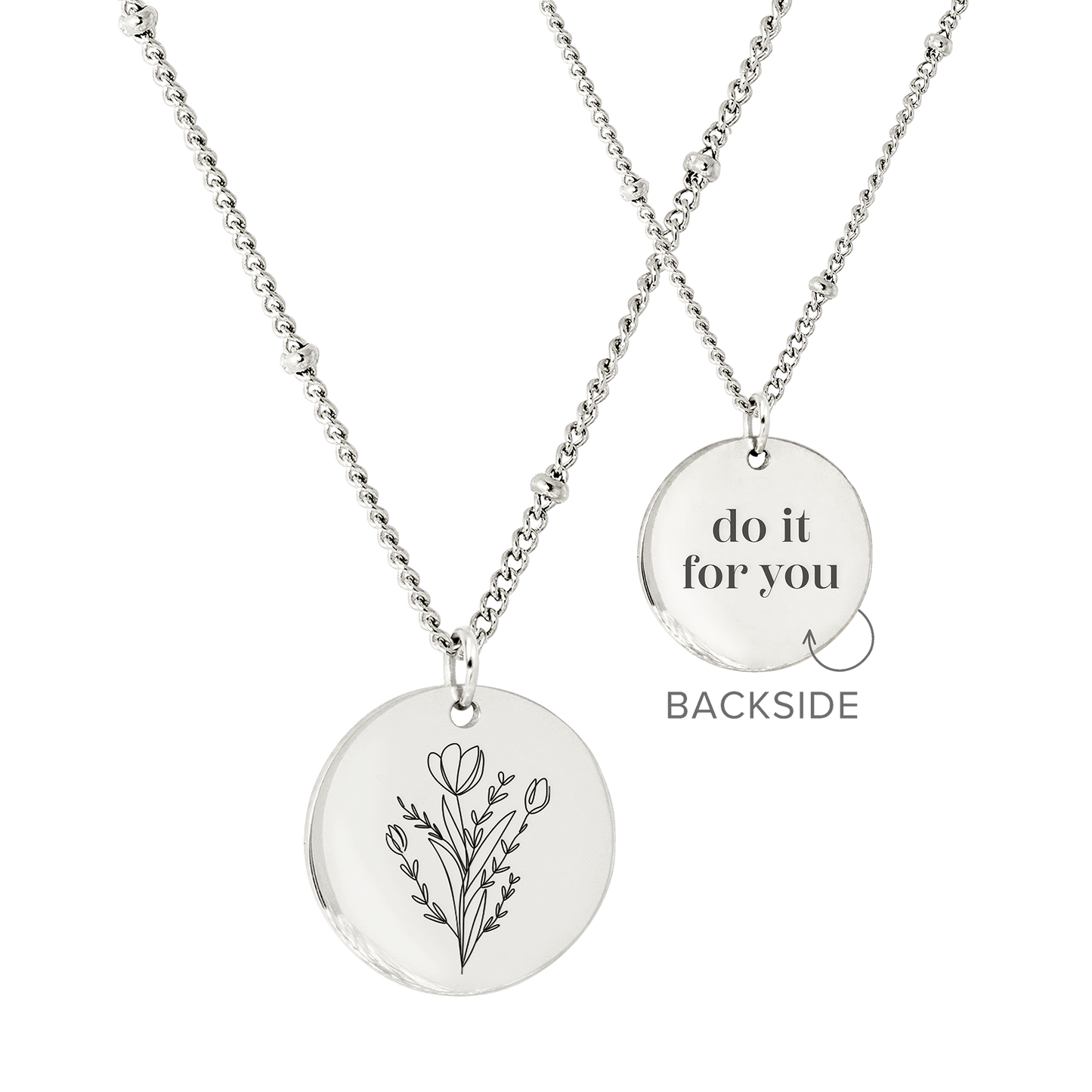 Do it for you Necklace Silber