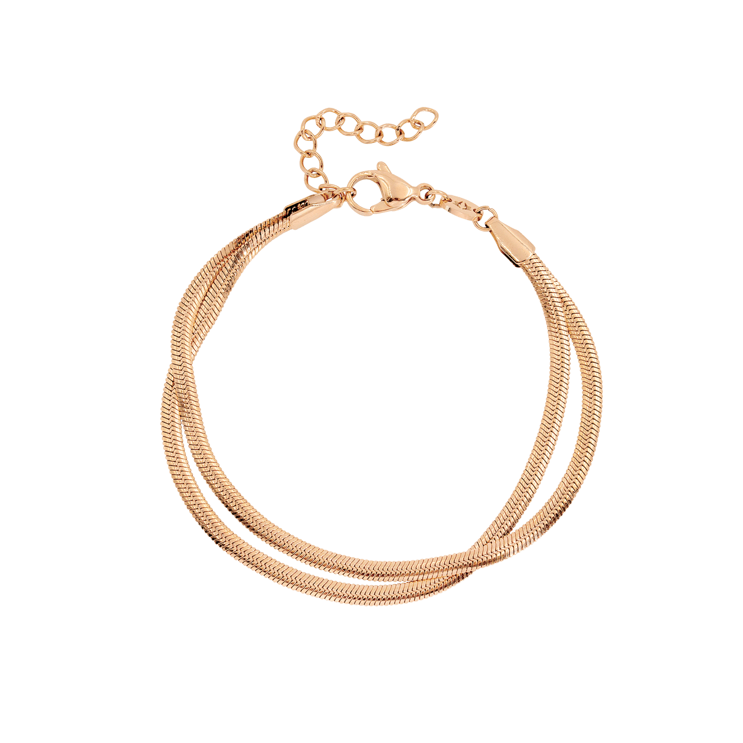 Duality Chain Bracelet Roségold