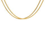 Duality Chain Necklace Gold