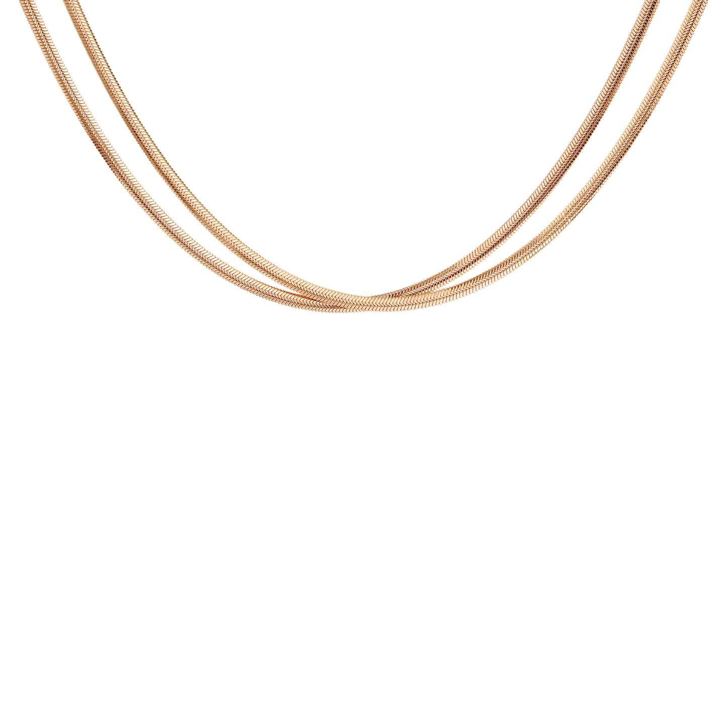 Duality Chain Necklace Roségold